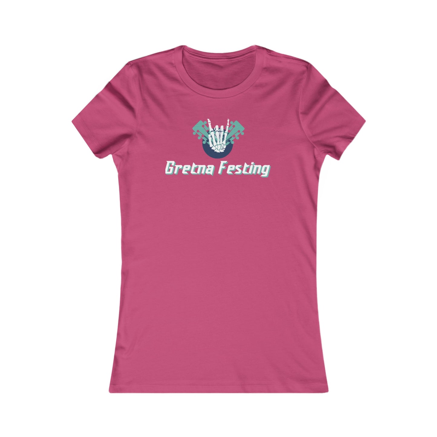 Gretna Festing Rock On Women's Favorite V-Neck Tee