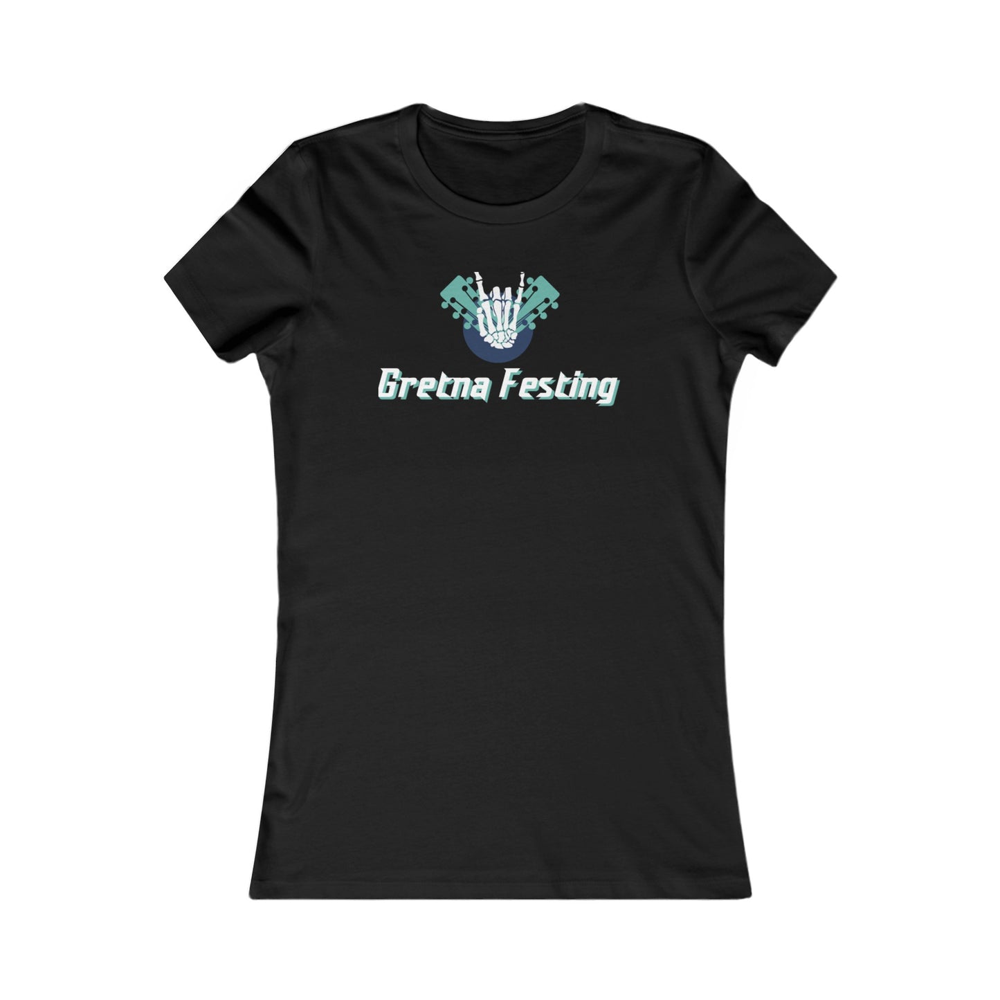 Gretna Festing Rock On Women's Favorite V-Neck Tee