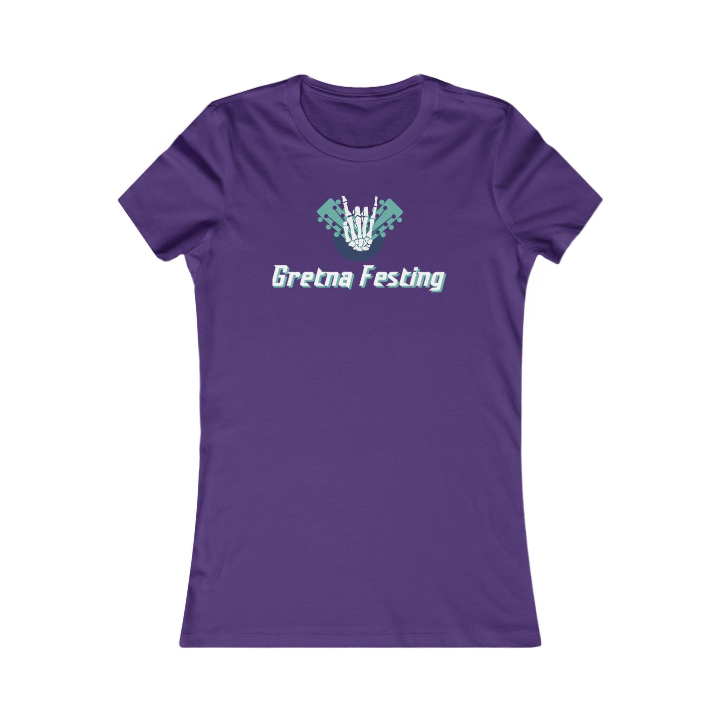 Gretna Festing Rock On Women's Favorite V-Neck Tee