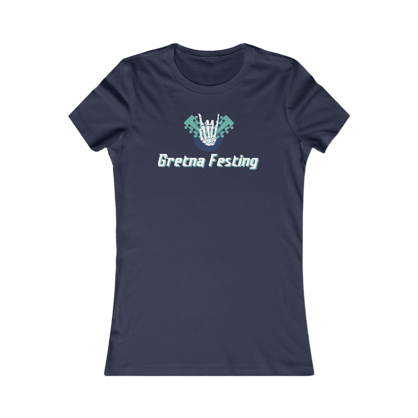 Gretna Festing Rock On Women's Favorite V-Neck Tee