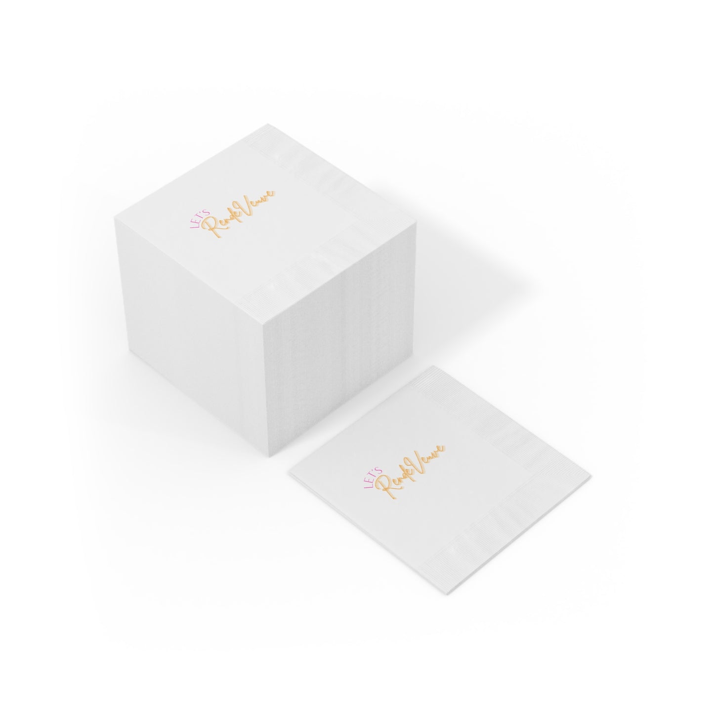 White Coined Napkins