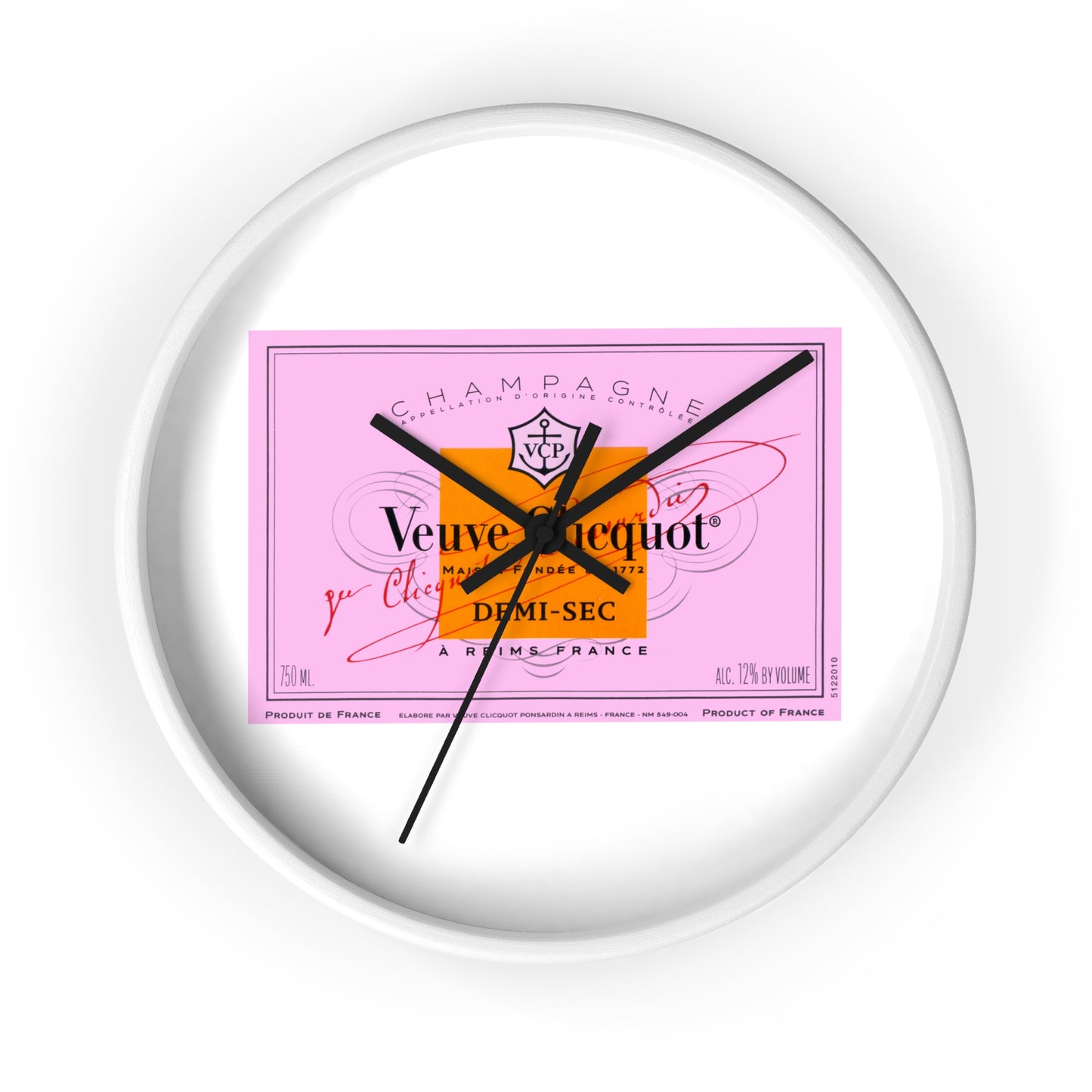 Veuve Time - Wall Clock