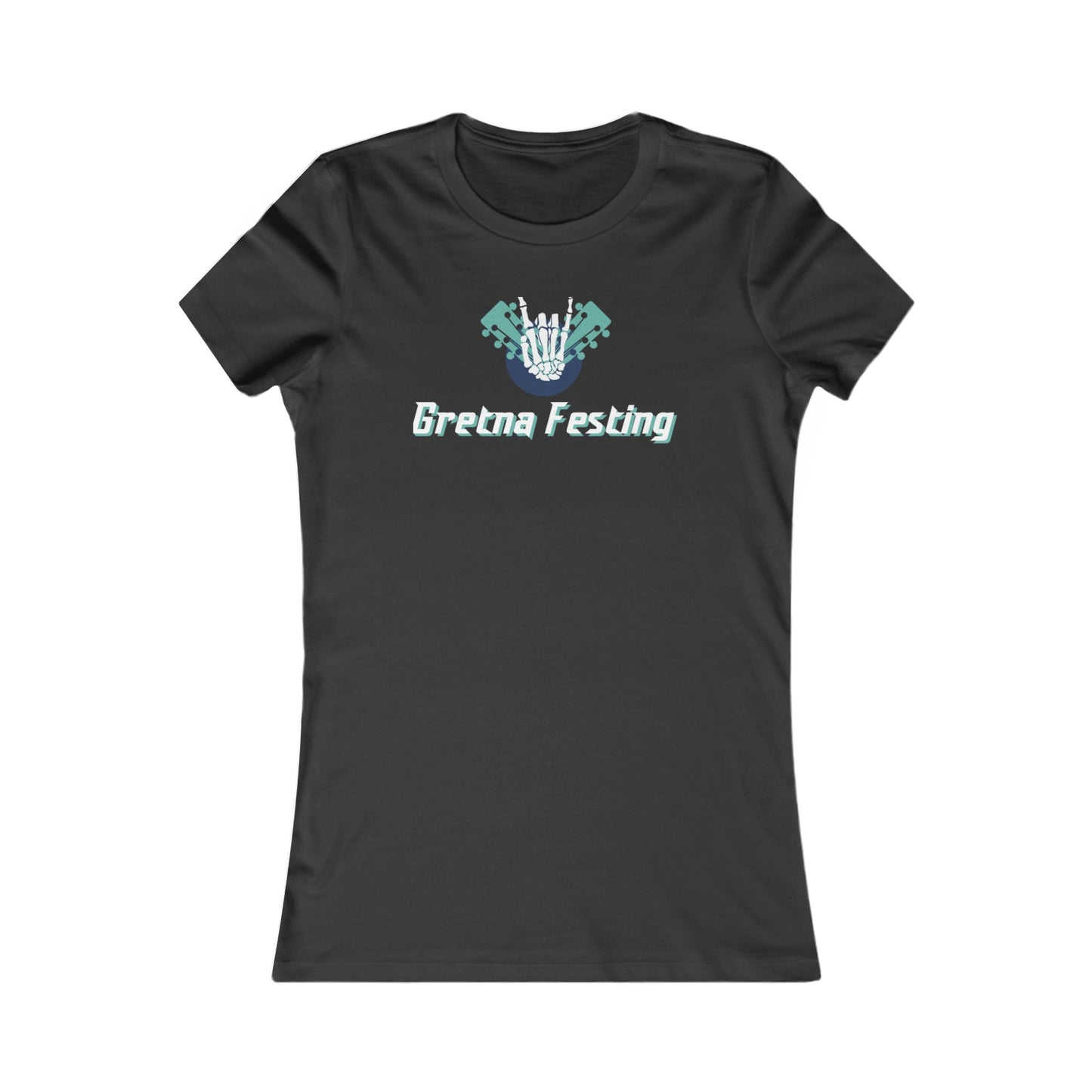 Gretna Festing Rock On Women's Favorite V-Neck Tee