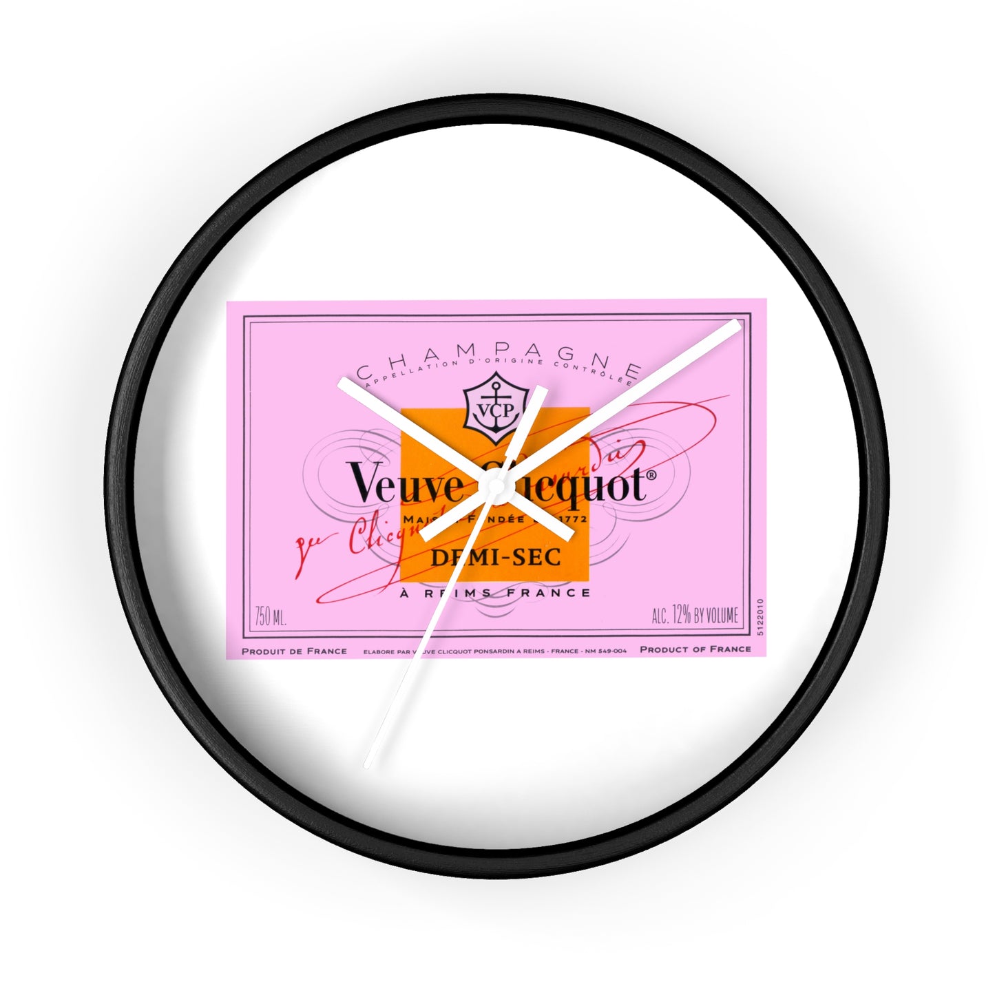 Veuve Time - Wall Clock