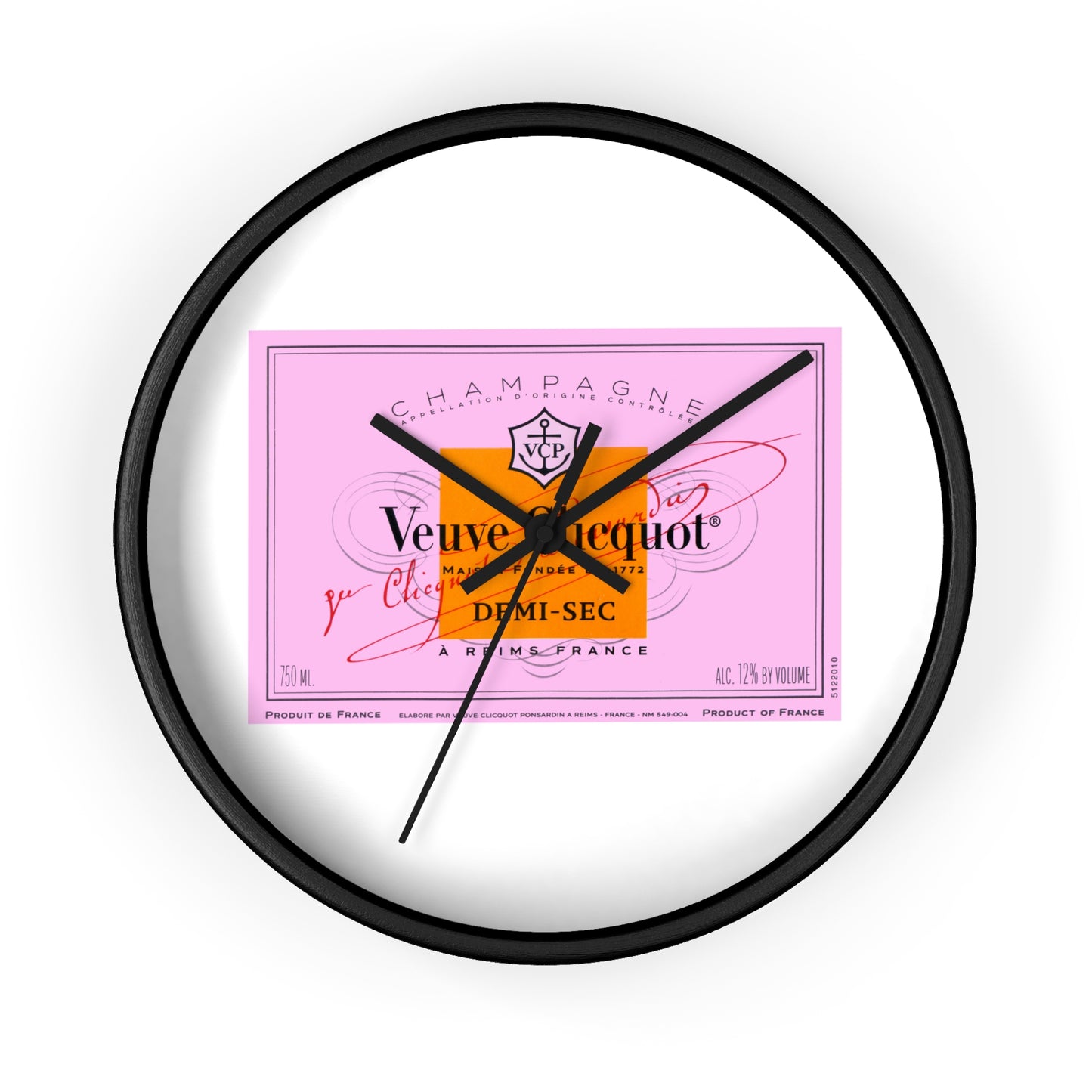 Veuve Time - Wall Clock