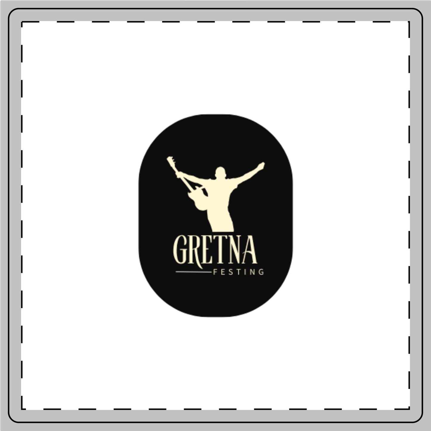 Gretna Festing Rock Star - Ceramic Coaster