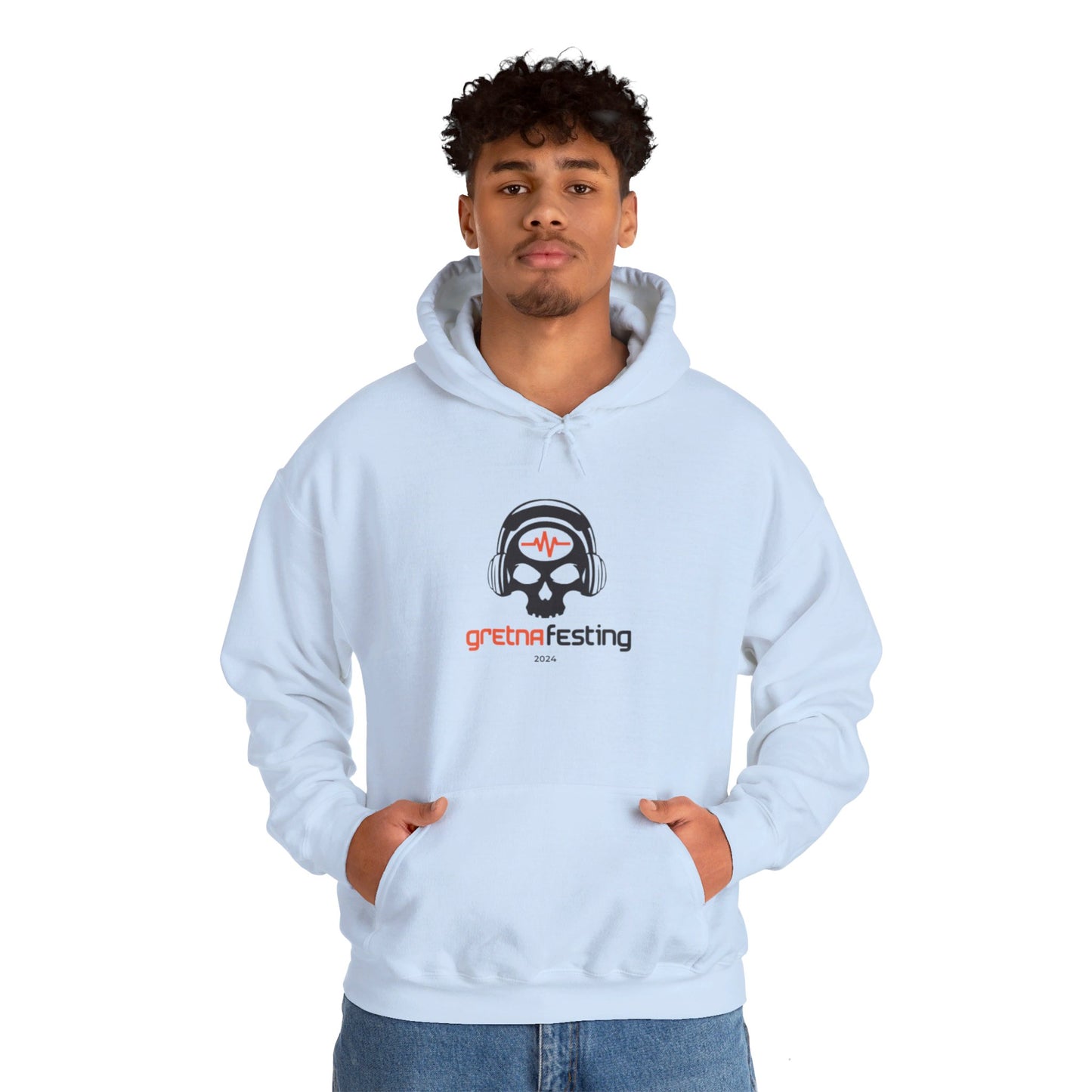 Gretna Festing Skull Hoodie - Unisex Heavy Blend™ Hooded Sweatshirt