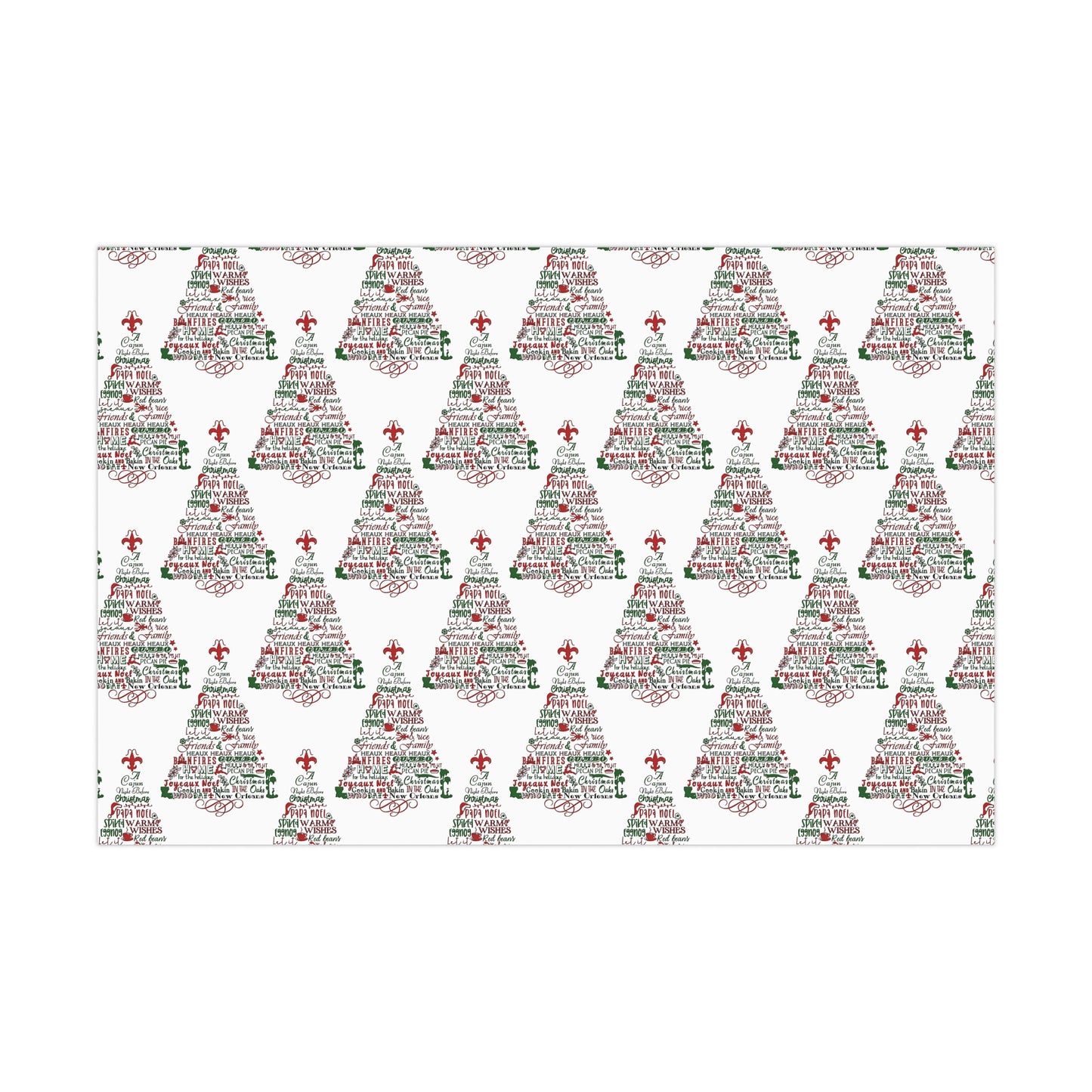 Cajun Night Before Christmas Wrapping Paper