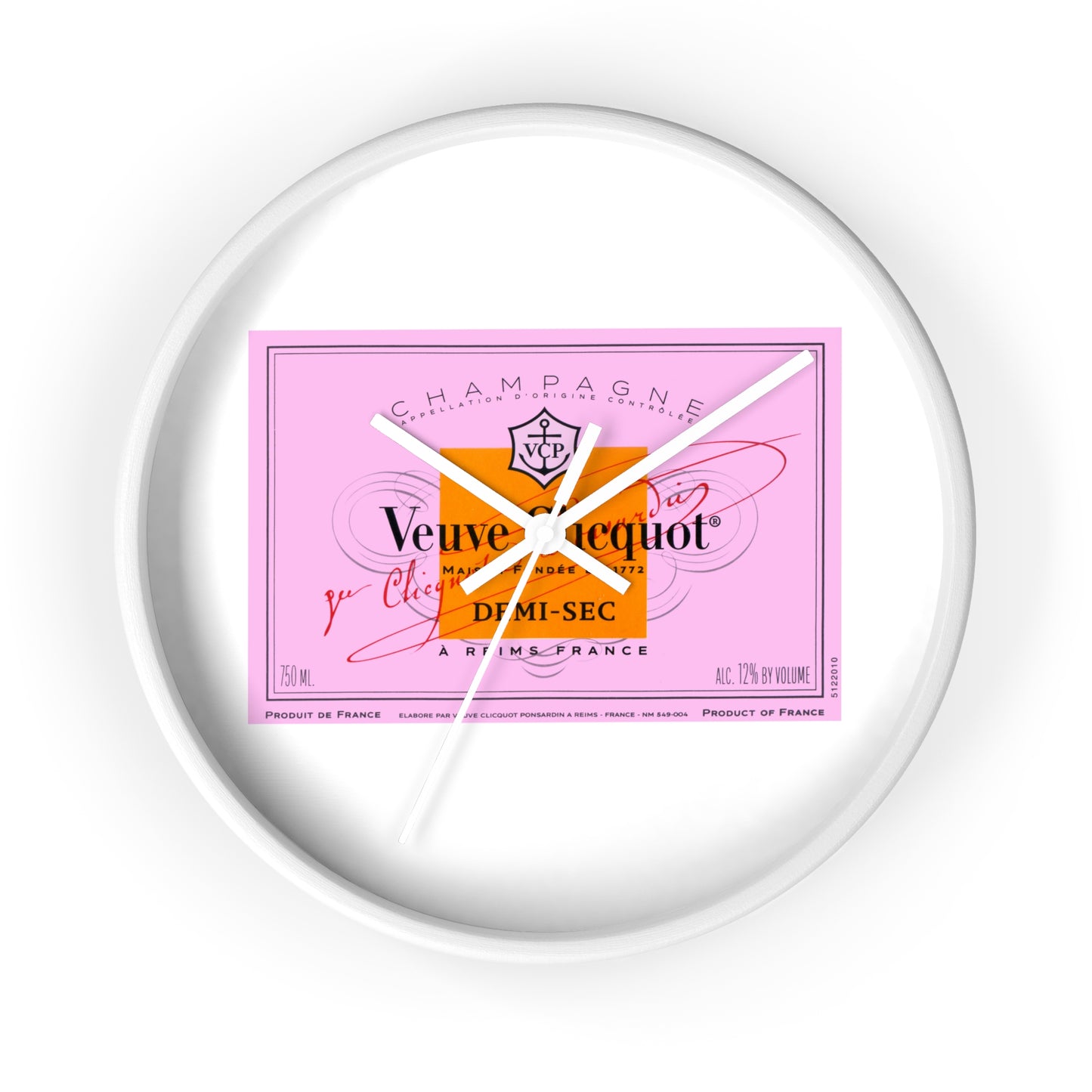 Veuve Time - Wall Clock