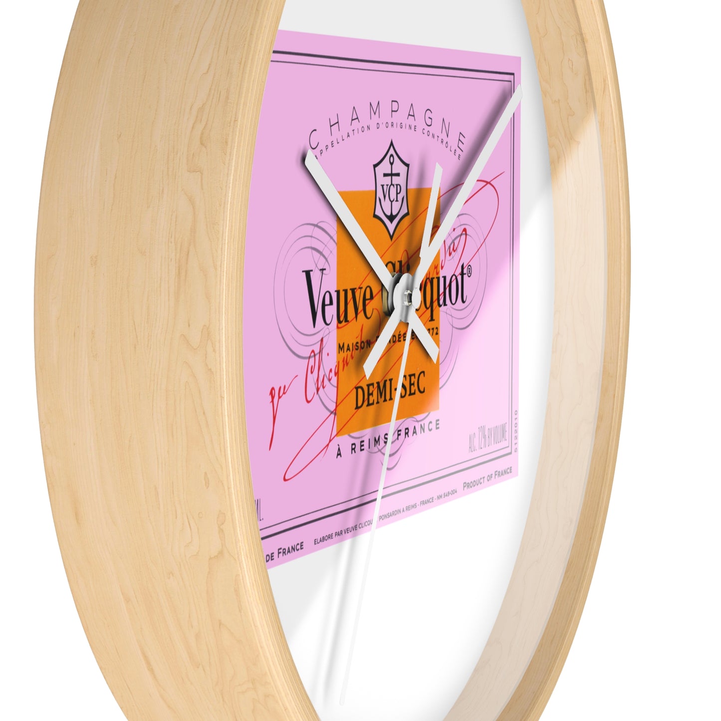 Veuve Time  - Wall Clock