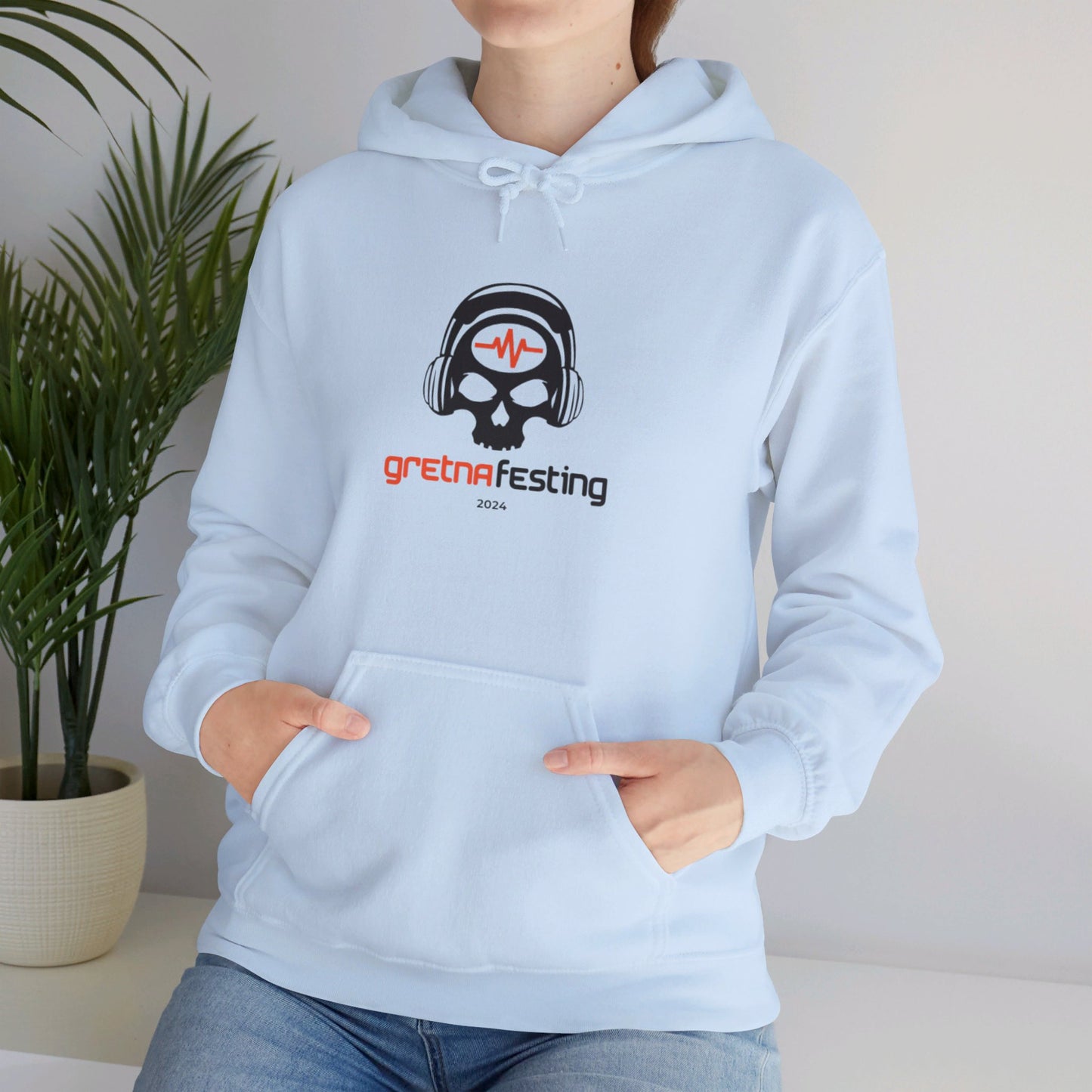 Gretna Festing Skull Hoodie - Unisex Heavy Blend™ Hooded Sweatshirt