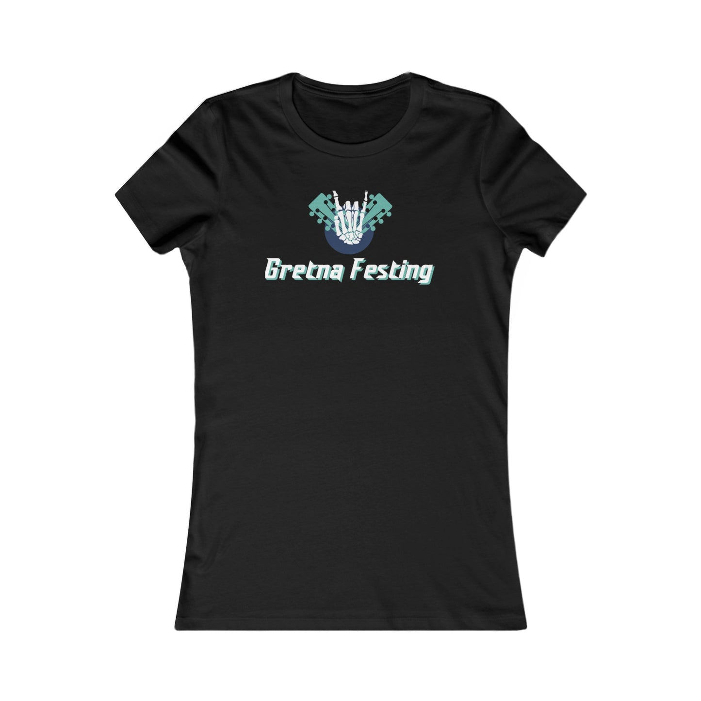 Gretna Festing Rock On Women's Favorite  V-Neck Tee