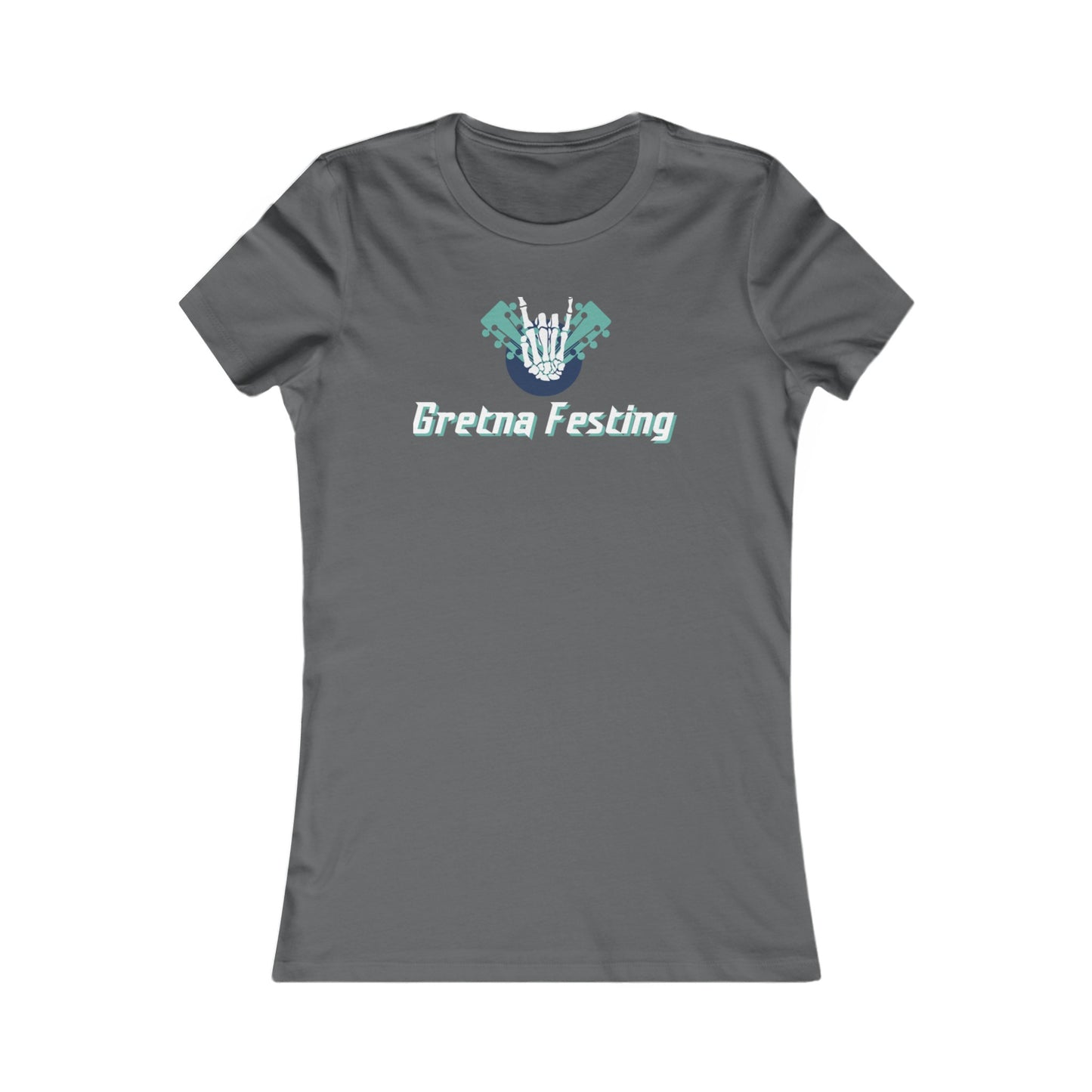 Gretna Festing Rock On Women's Favorite  V-Neck Tee