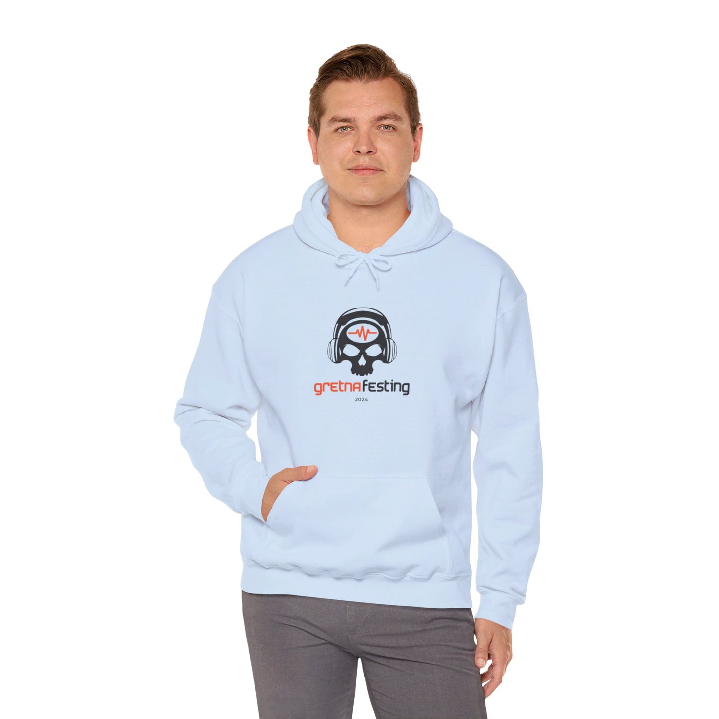 Gretna Festing Skull Hoodie - Unisex Heavy Blend™ Hooded Sweatshirt