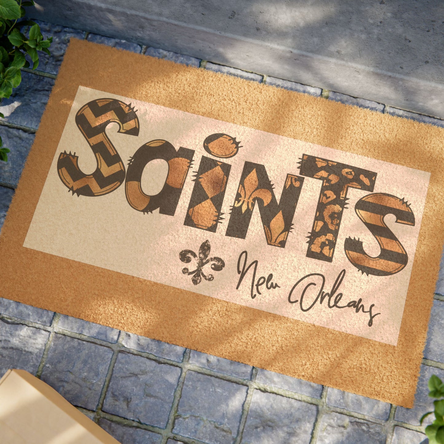 Wild About the Saints Doormat