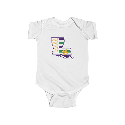 Louisiana Pride - Infant Fine Jersey Bodysuit