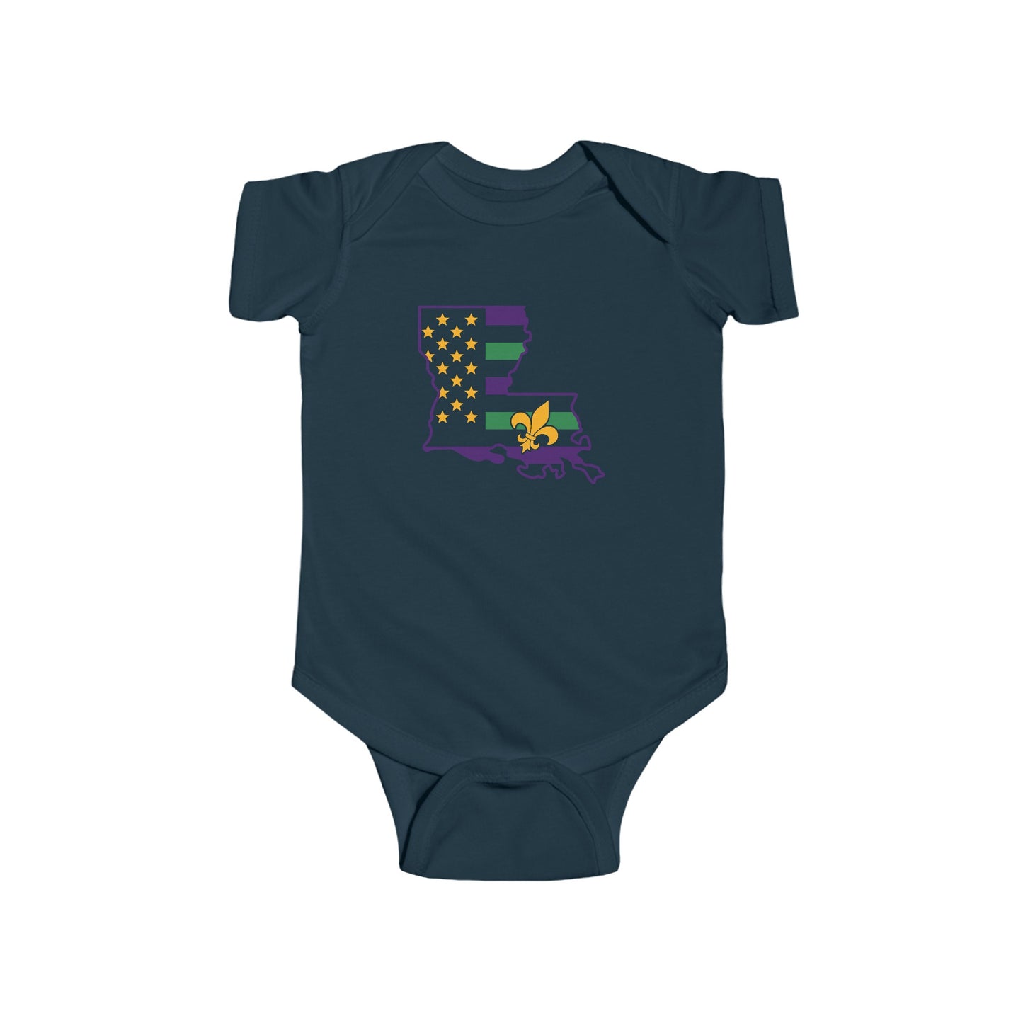 Louisiana Pride - Infant Fine Jersey Bodysuit