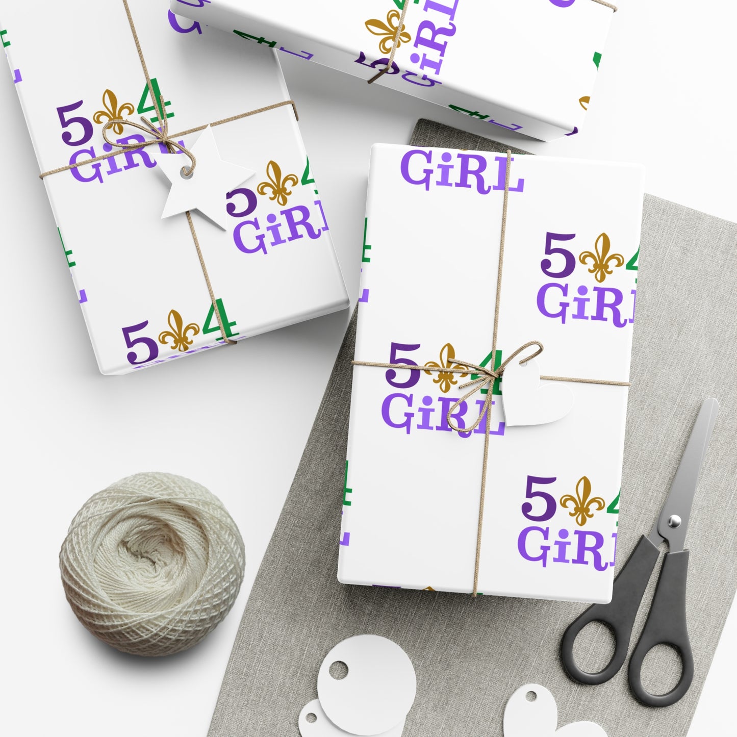 504 Girl Wrapping Paper