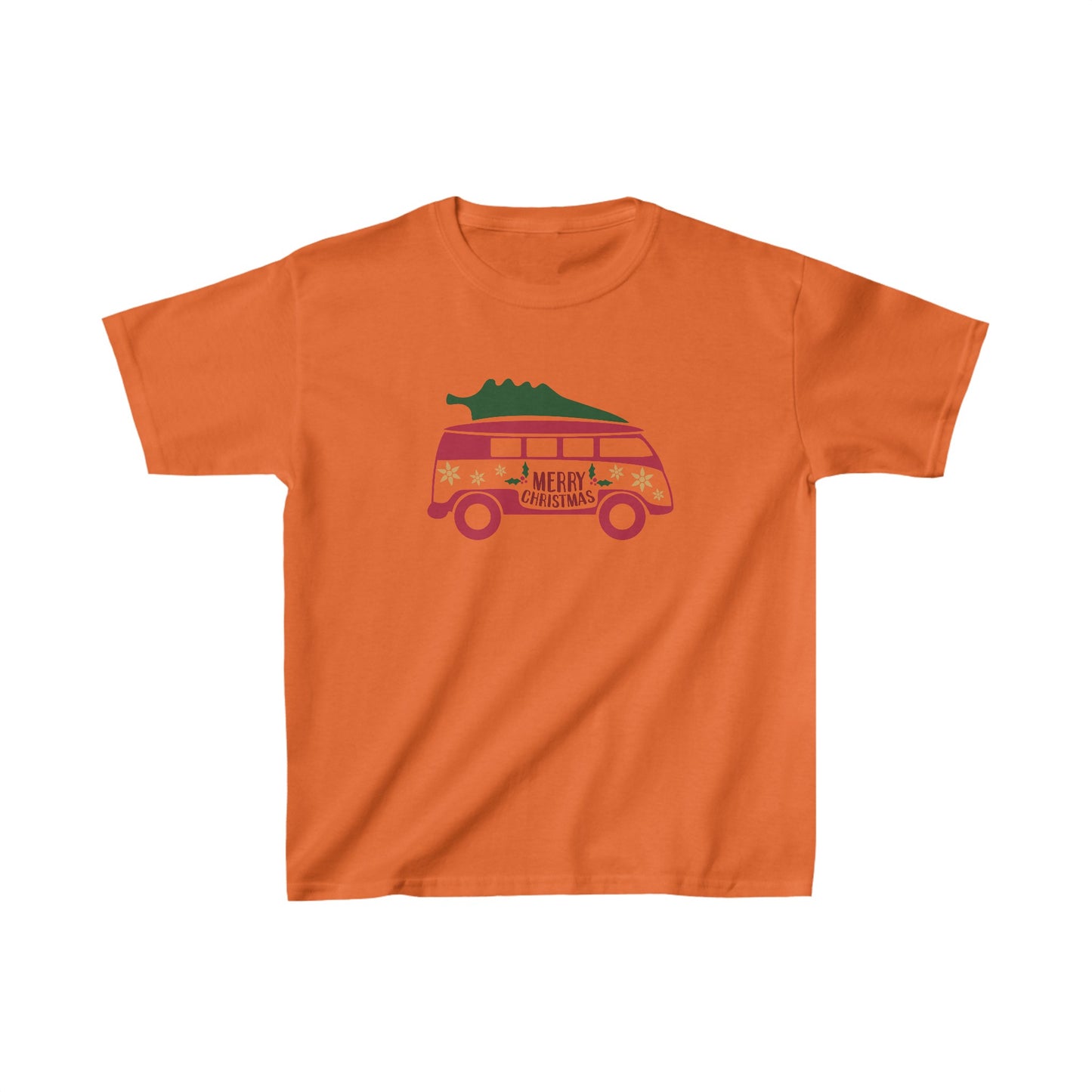 Merry Christmas VW Van - Kids Heavy Cotton™ Tee