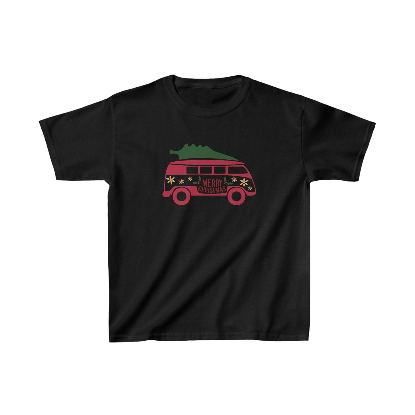 Merry Christmas VW Van - Kids Heavy Cotton™ Tee