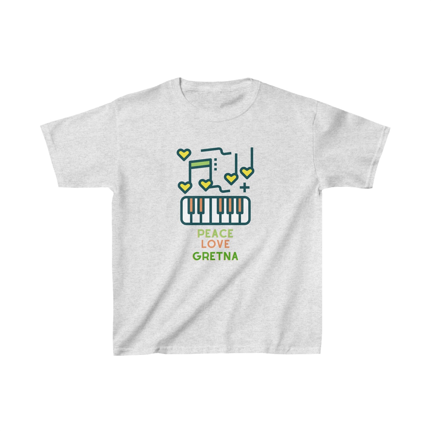 Peace Love Gretna - Kids Heavy Cotton™ Tee