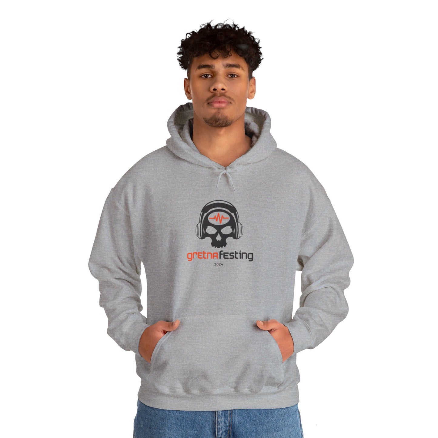 Gretna Festing Skull Hoodie - Unisex Heavy Blend™ Hooded Sweatshirt