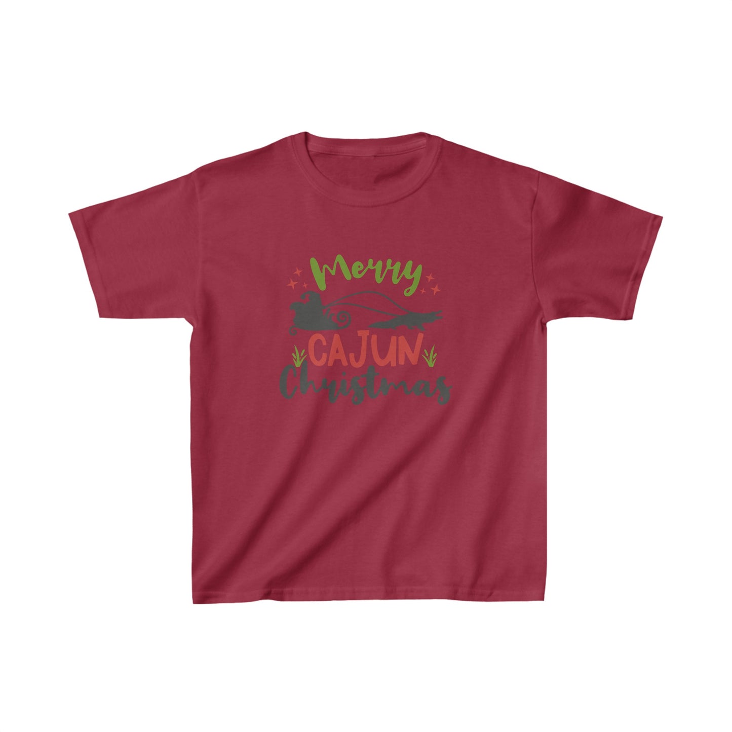 Merry Cajun Christmas - Kids Heavy Cotton™ Tee