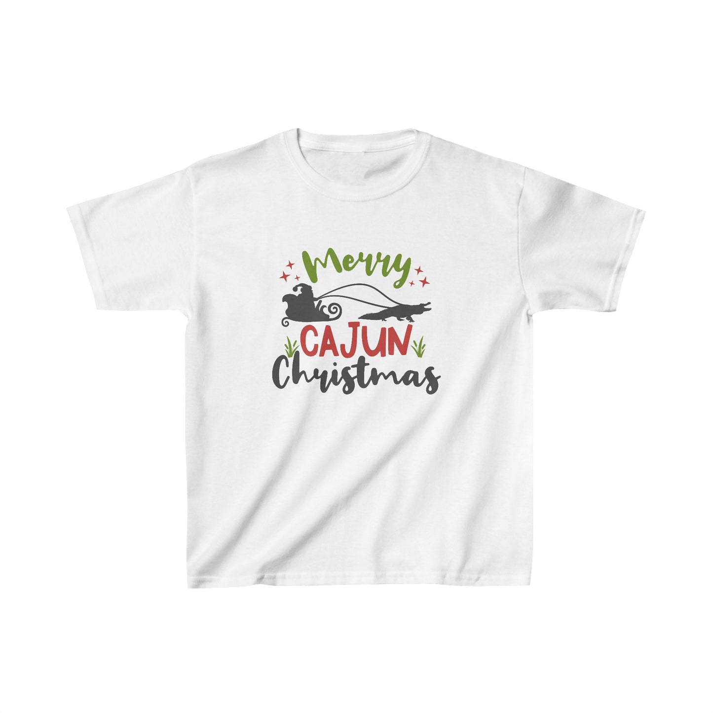 Merry Cajun Christmas - Kids Heavy Cotton™ Tee