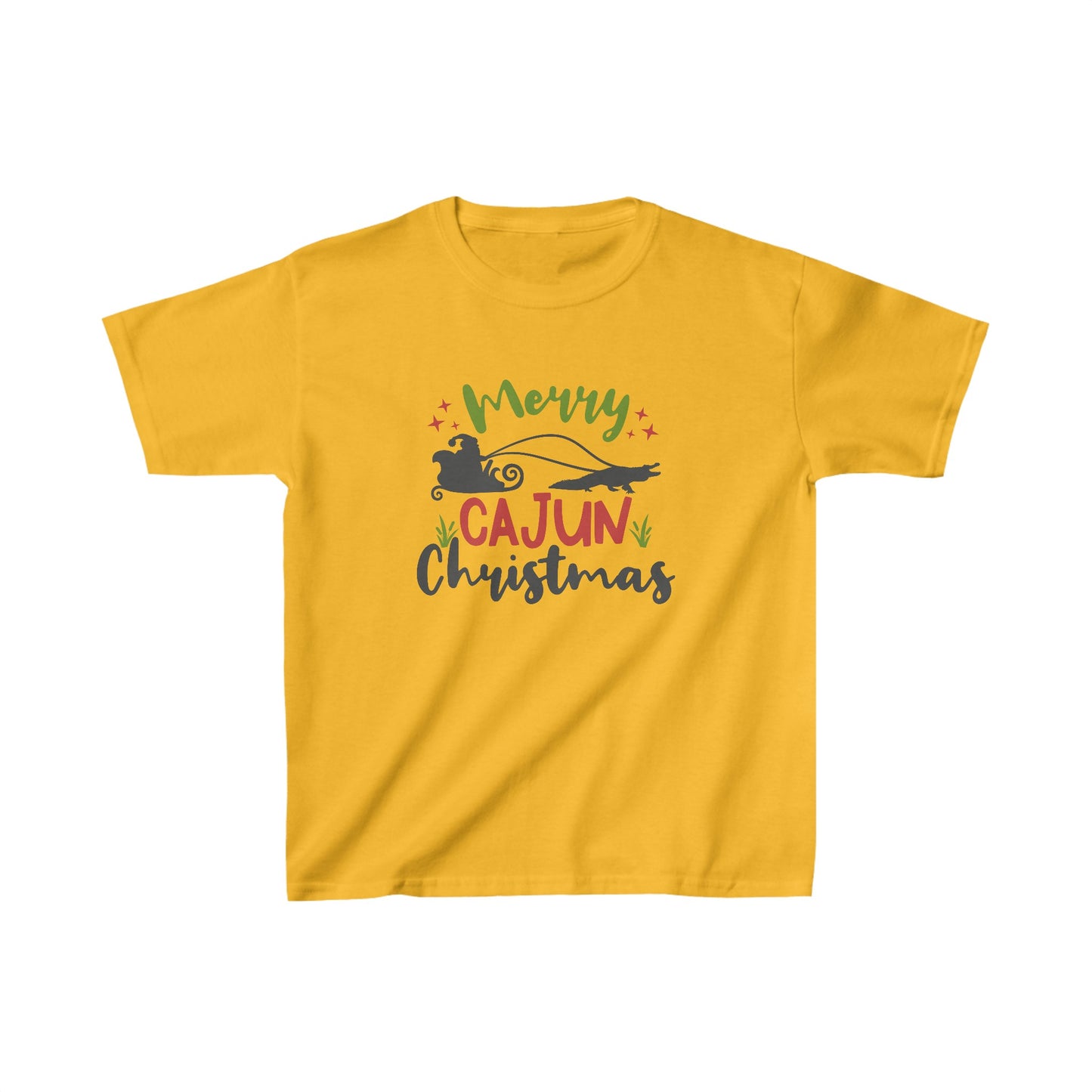 Merry Cajun Christmas - Kids Heavy Cotton™ Tee