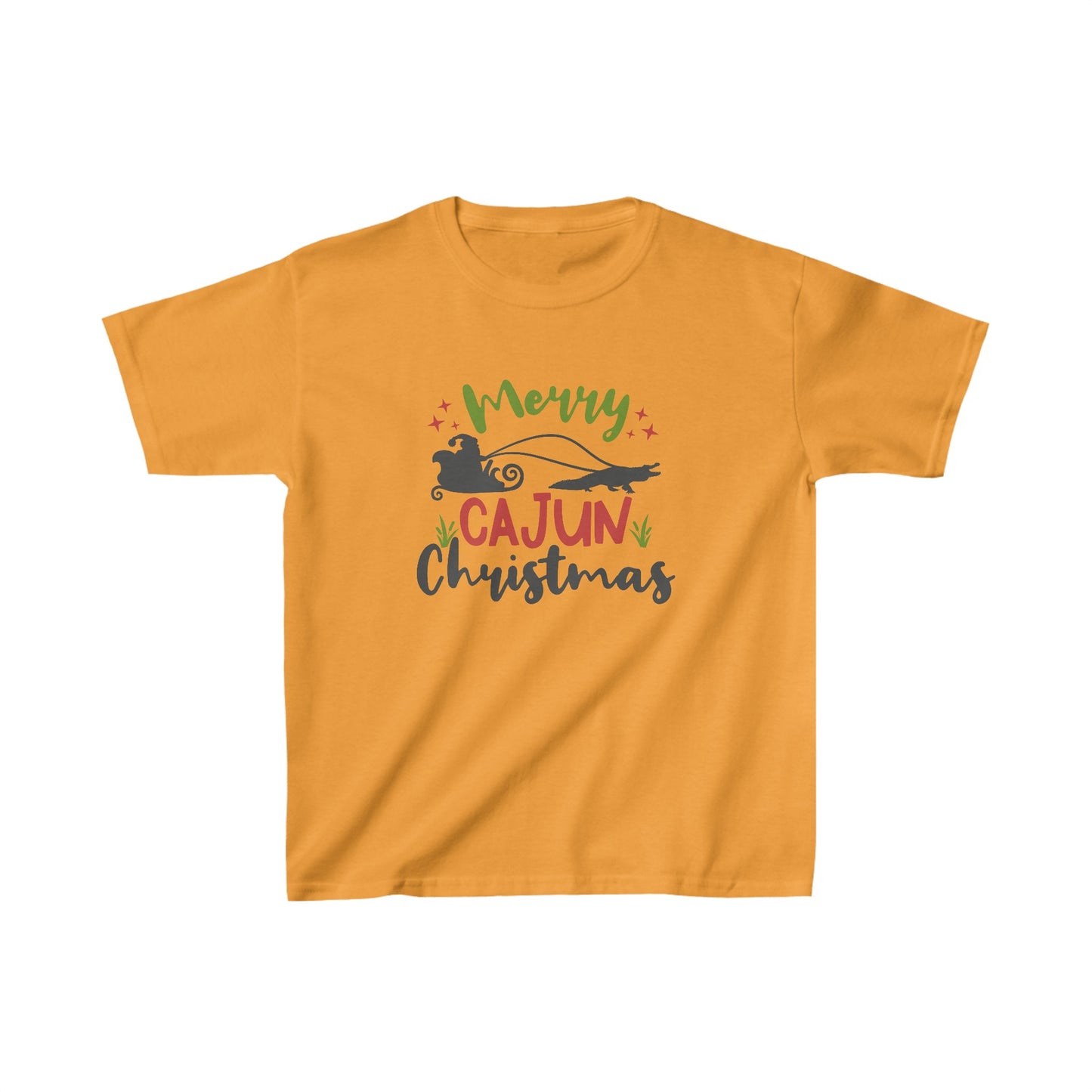 Merry Cajun Christmas - Kids Heavy Cotton™ Tee