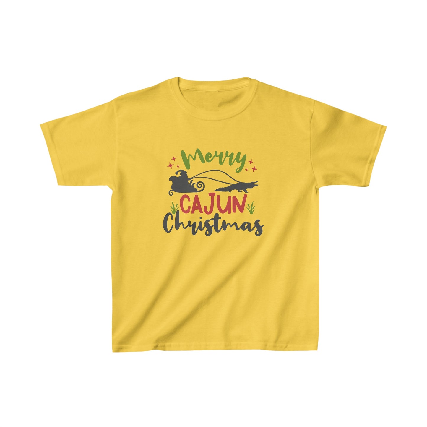 Merry Cajun Christmas - Kids Heavy Cotton™ Tee