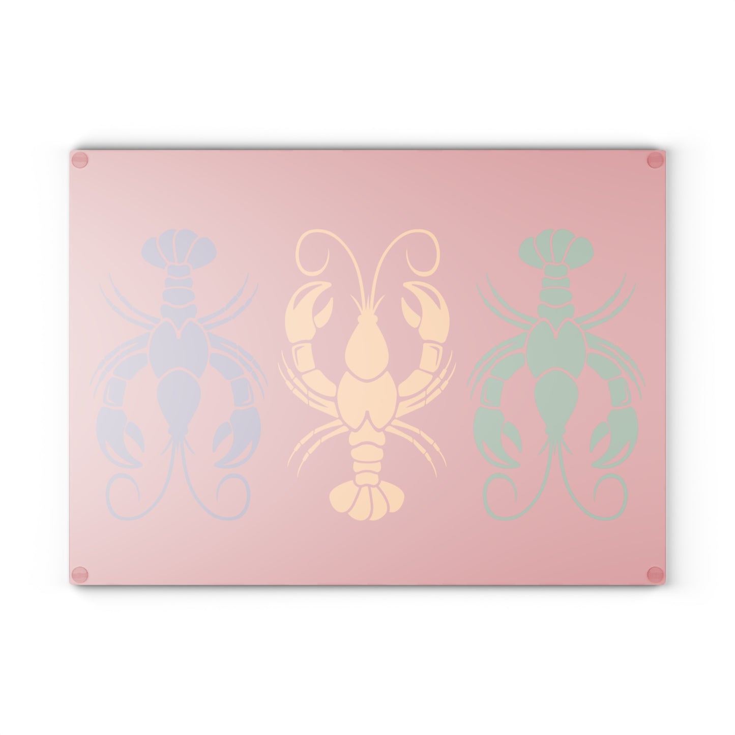 Crawfish - Glass Cutting Board