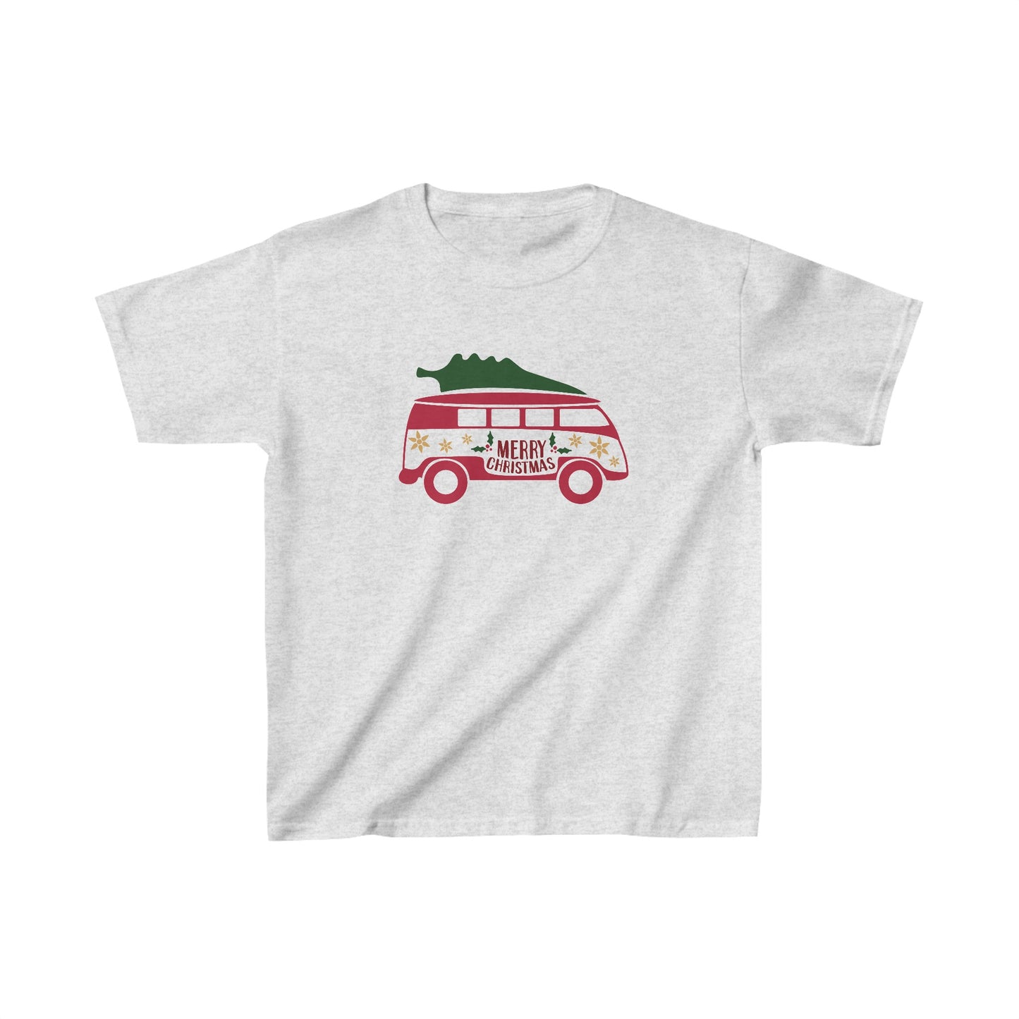 Merry Christmas VW Van - Kids Heavy Cotton™ Tee