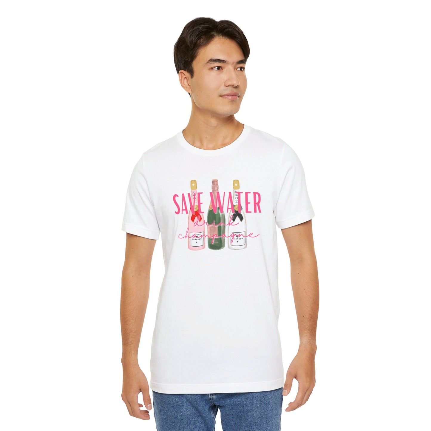 Save Water, Drink Champagne - Unisex Tee