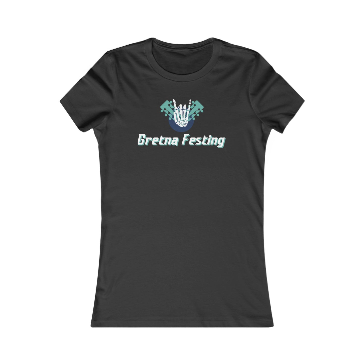 Gretna Festing Rock On Women's Favorite  V-Neck Tee