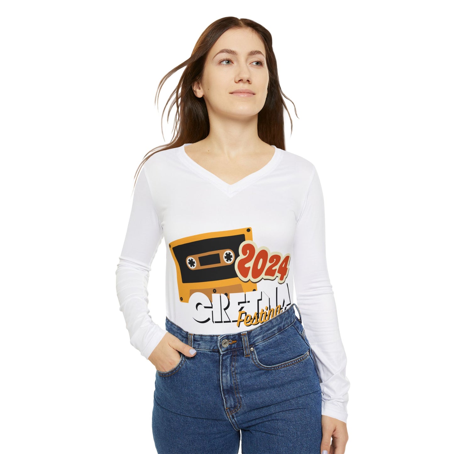 Gretna Festing Rewind & Fest - Women’s Long Sleeve V-Neck