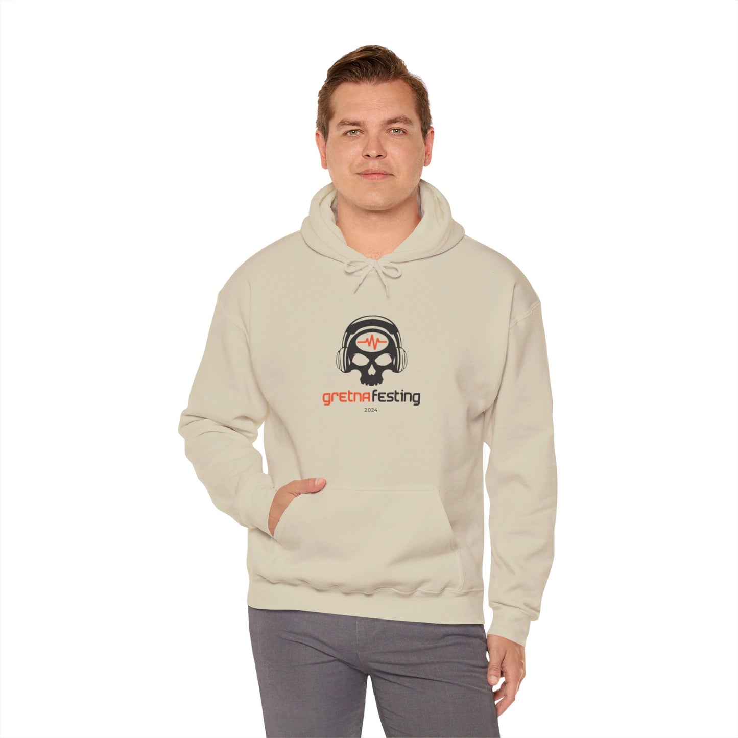 Gretna Festing Skull Hoodie - Unisex Heavy Blend™ Hooded Sweatshirt