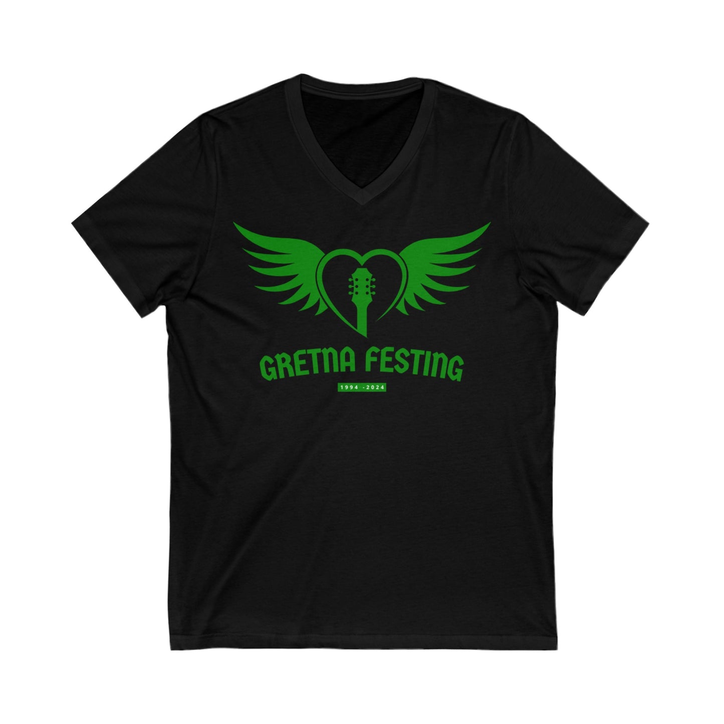 Gretna Fest Wingin It Unisex Jersey Short Sleeve V-Neck Tee