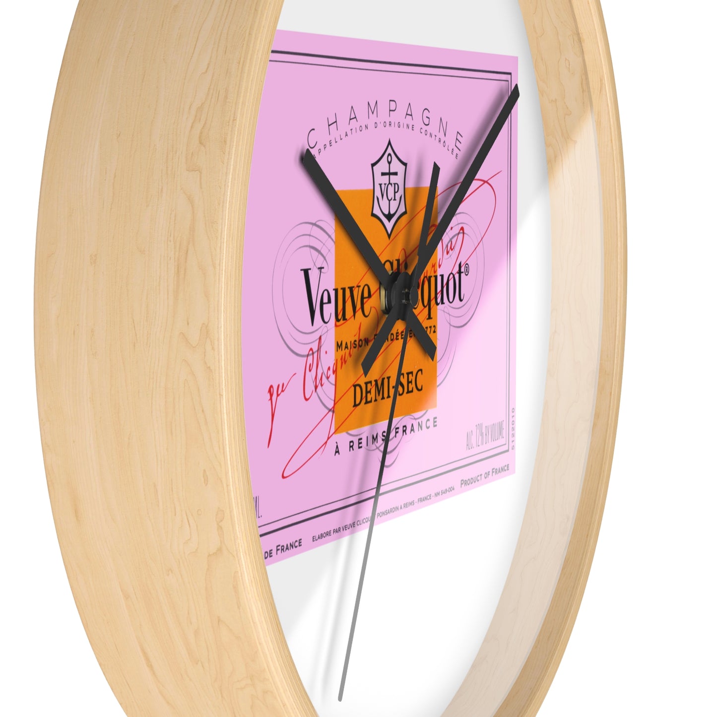 Veuve Time  - Wall Clock