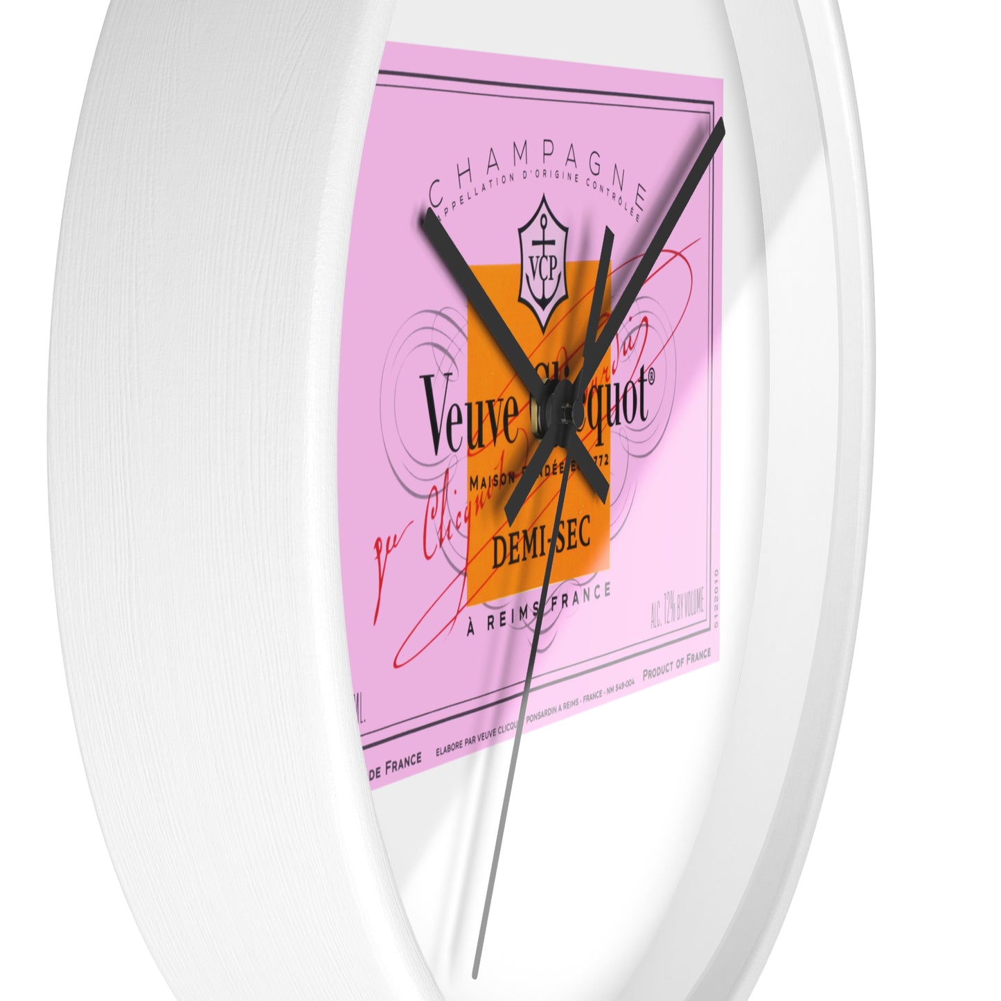 Veuve Time  - Wall Clock