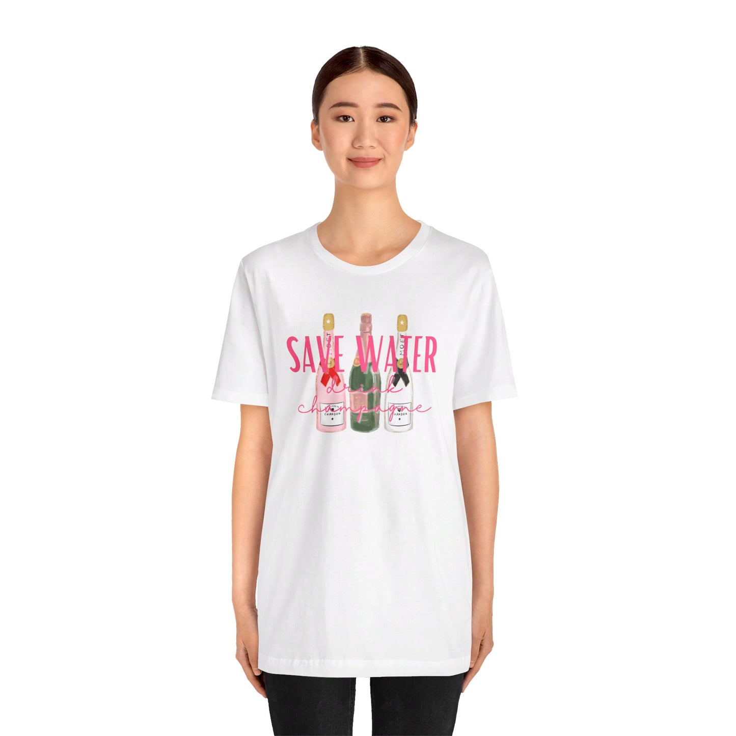 Save Water, Drink Champagne - Unisex Tee