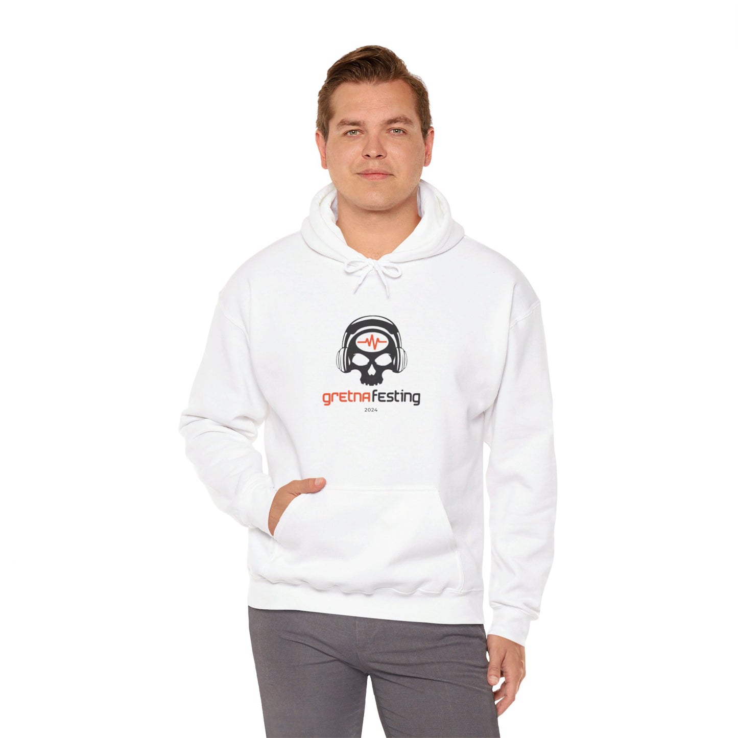 Gretna Festing Skull Hoodie - Unisex Heavy Blend™ Hooded Sweatshirt