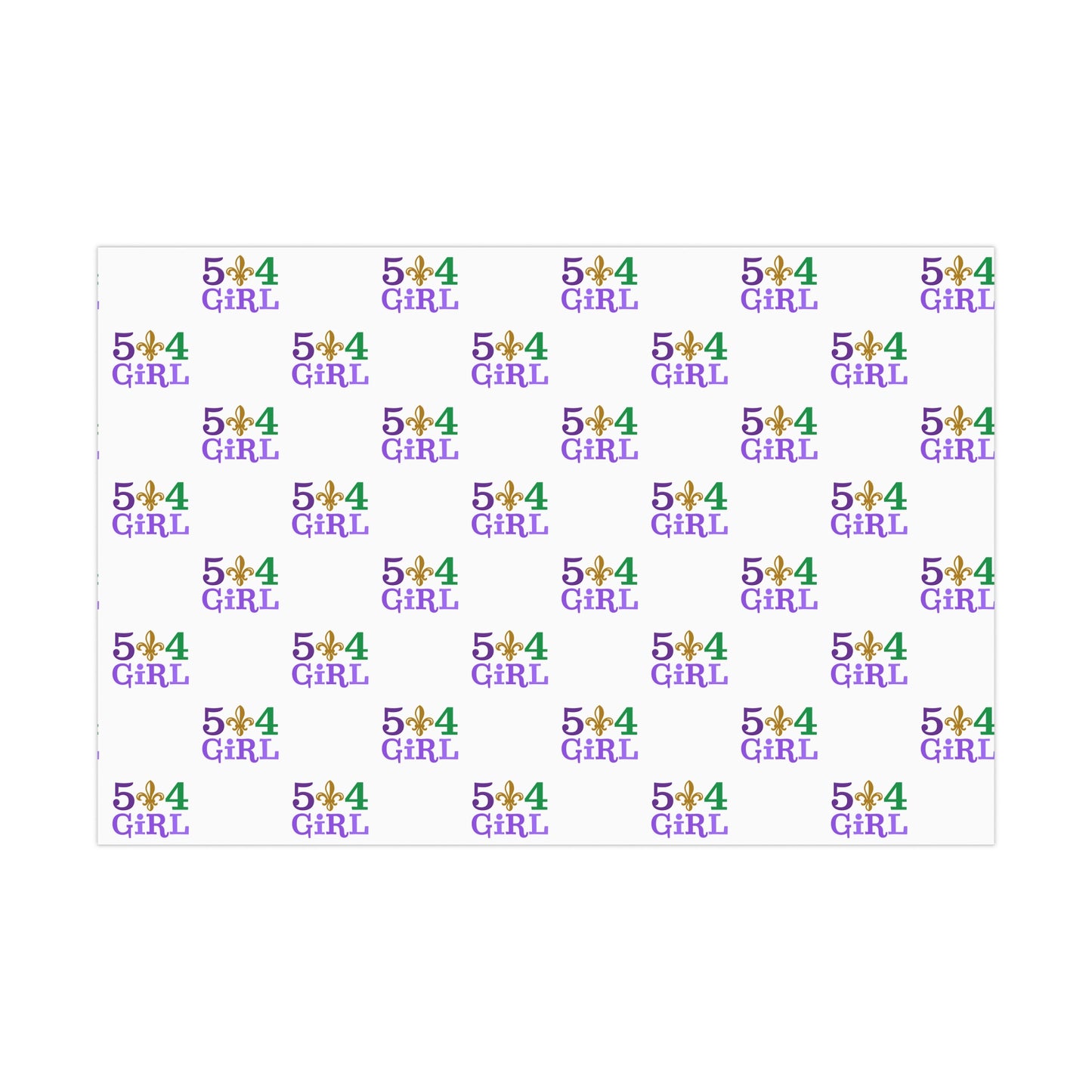 504 Girl Wrapping Paper