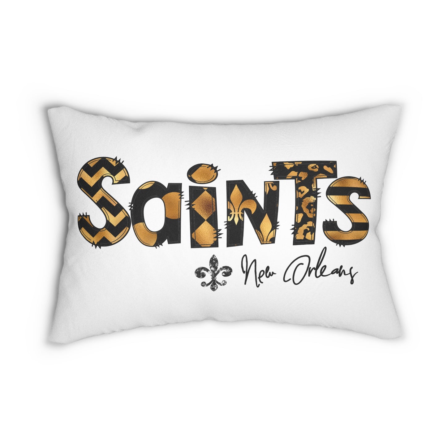 Wild About the Saints - Lumbar Pillow