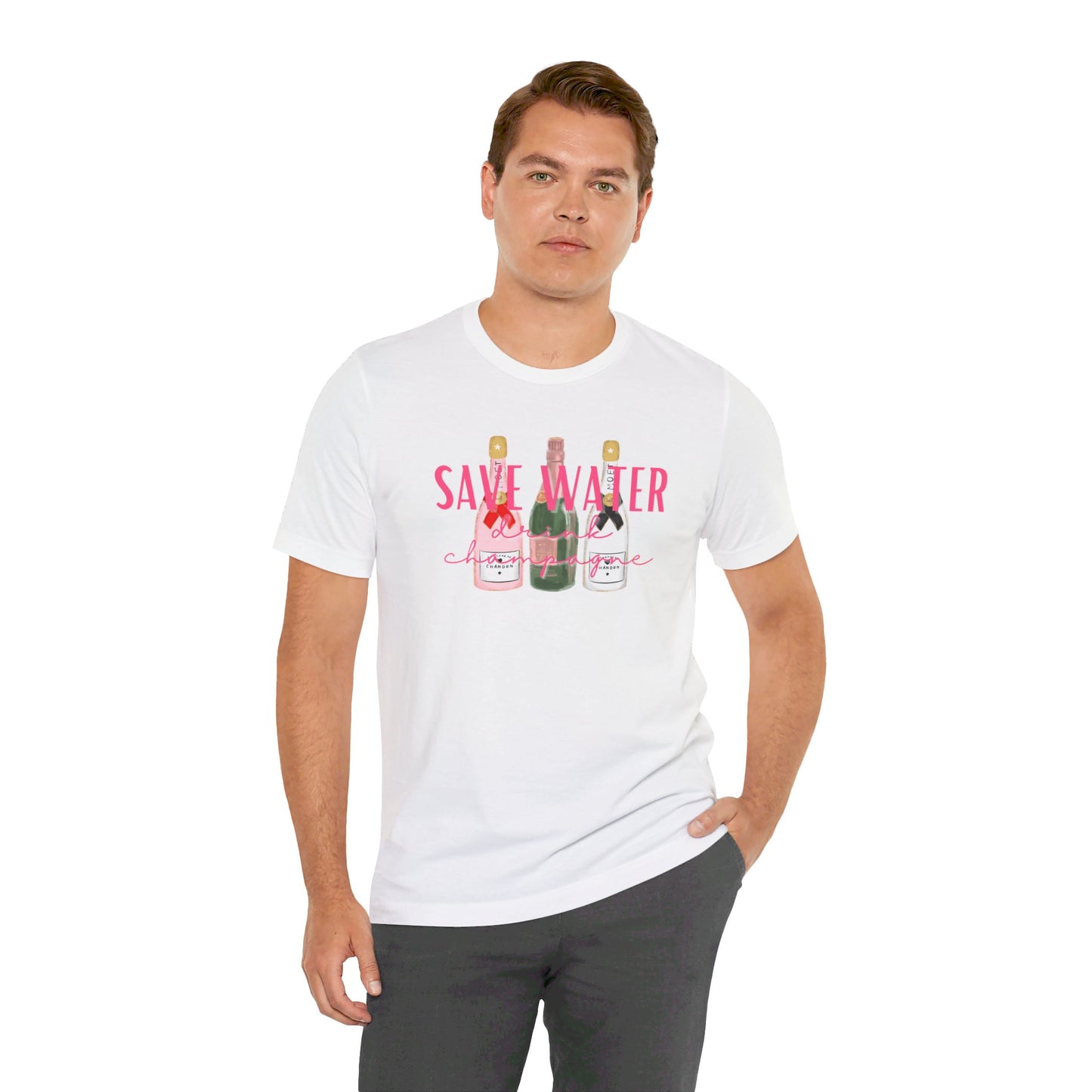 Save Water, Drink Champagne - Unisex Tee