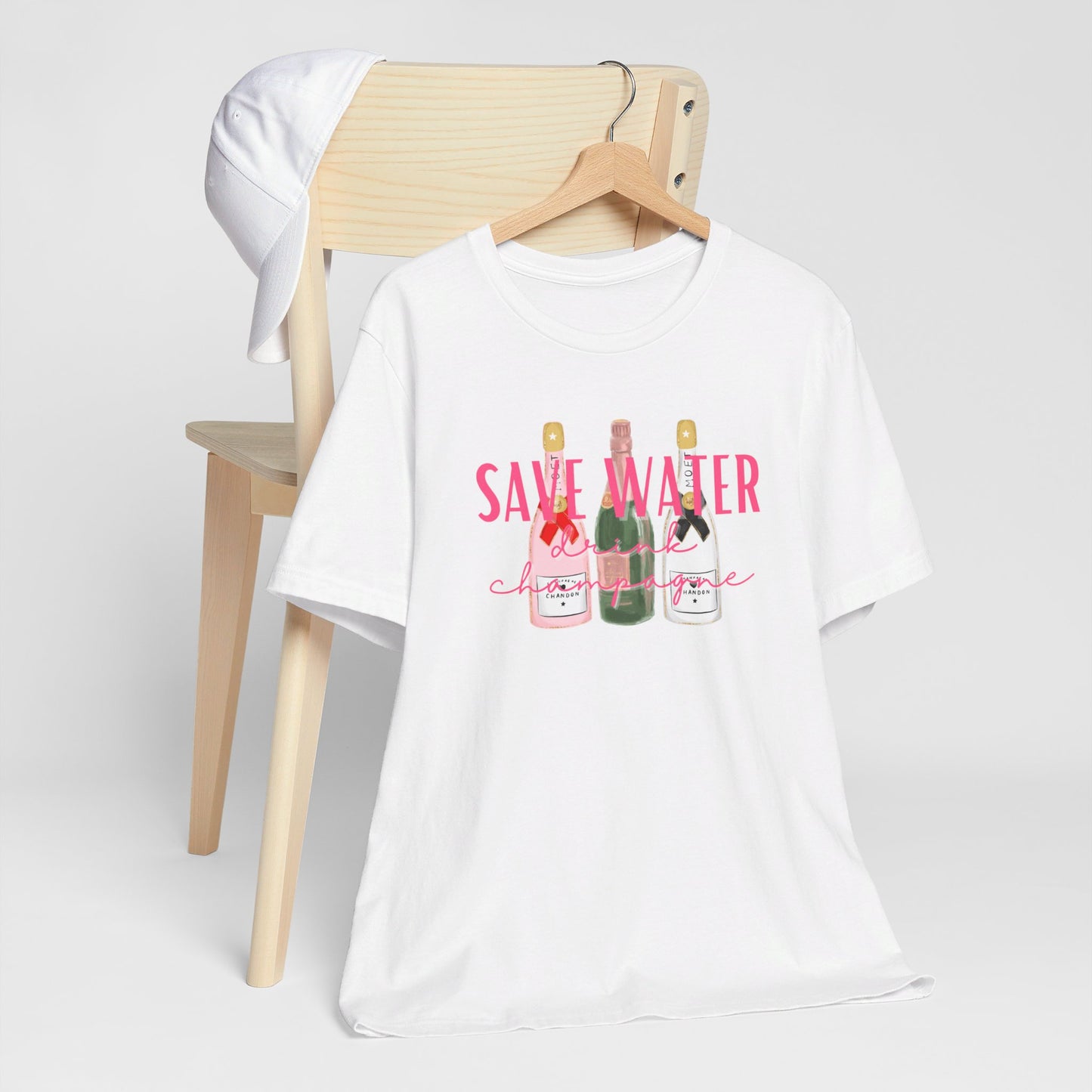 Save Water, Drink Champagne - Unisex Tee