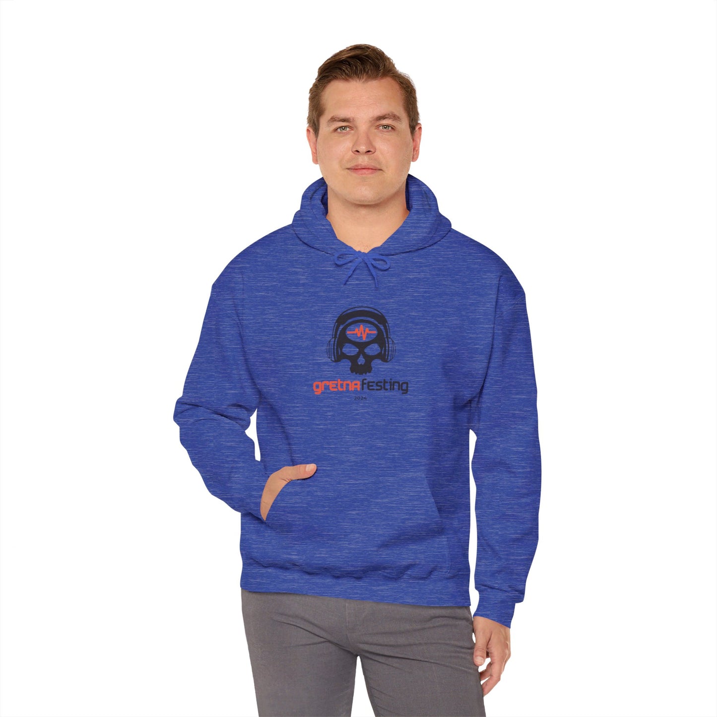 Gretna Festing Skull Hoodie - Unisex Heavy Blend™ Hooded Sweatshirt