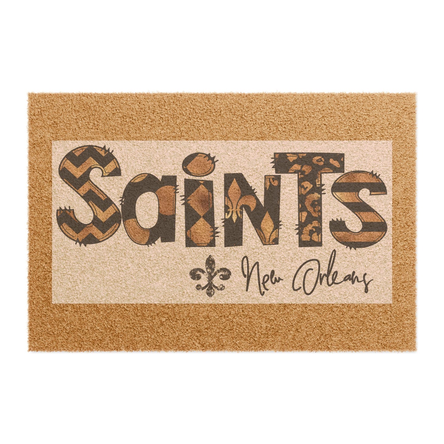 Wild About the Saints Doormat