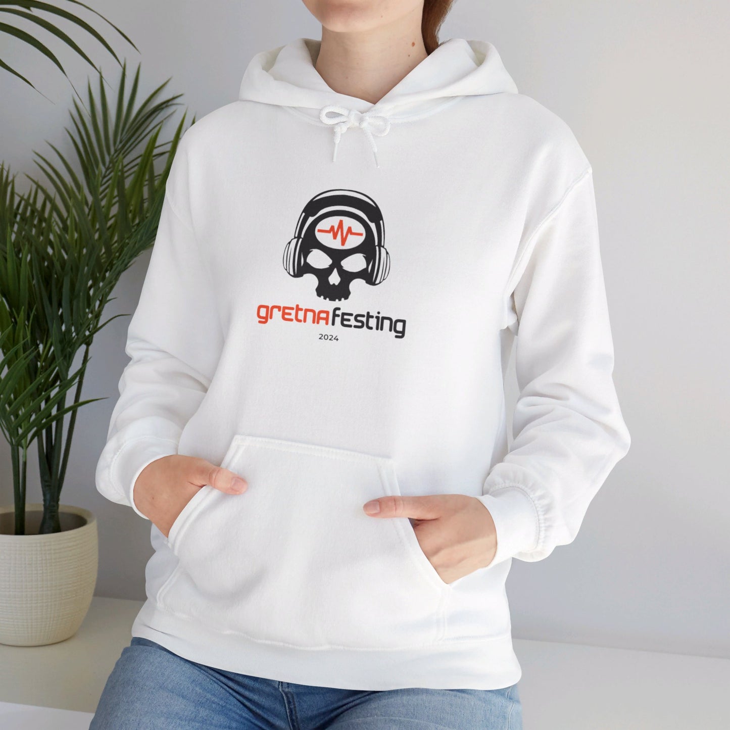 Gretna Festing Skull Hoodie - Unisex Heavy Blend™ Hooded Sweatshirt