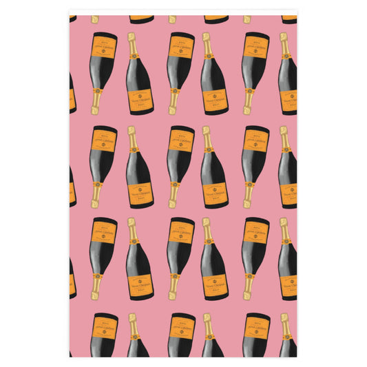 Champagne Dreams: RendeVeuve Wrapping Paper